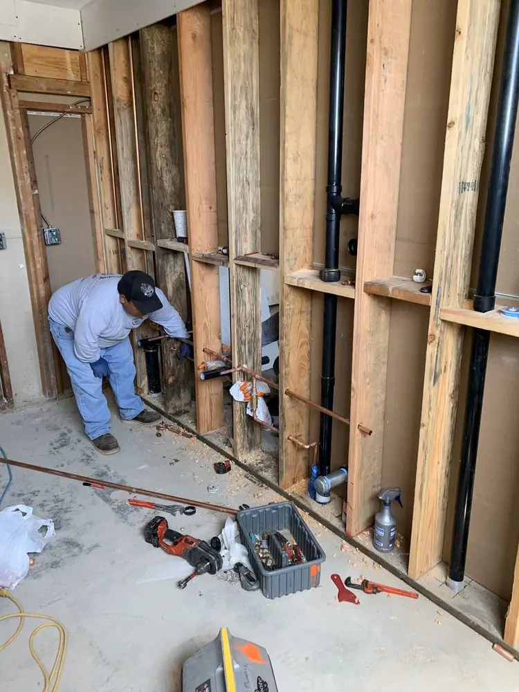 Commercial rough-in plumbing for Water Heater Replacement in Helena Valley Northwest